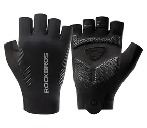 Rockbros Cyklistické rukavice čierna / veľkosť XL / krátke prsty