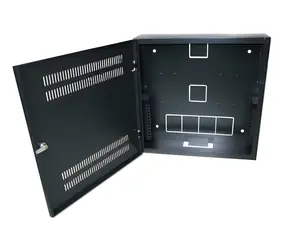 Xtendlan Nástenný rozvádzač 540x150x550 čierna / Nástenný rozvádzač / 19" / 2U + 4U