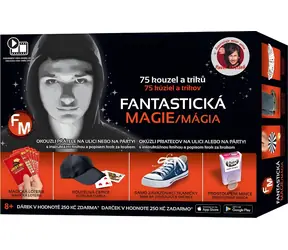 SPARKYS Kúzelnícka súprava Škola kúziel: Fantastická mágia / 75 kúzelníckych trikov