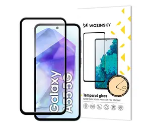 Wozinsky Tvrdené sklo Full Glue s rámčekom čierne / Tvrdené sklo / Samsung Galaxy A26 / Case Friendly