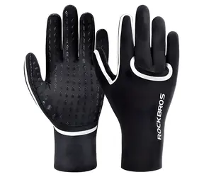 ROCKBROS Vodeodolné cyklistické rukavice čierna, L/XL / Rukavice / Cyklistika