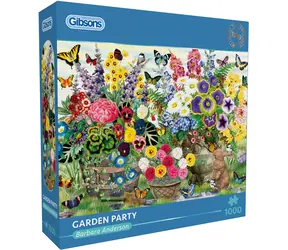 GIBSONS Puzzle Záhradná párty / 1000 dielikov / 68 × 49 cm