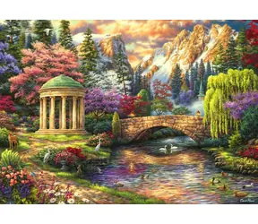GRAFIKA Puzzle Pokoj záhrady / 500 dielikov / 47,8 × 34,2 cm