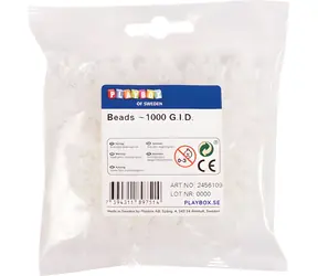 PLAYBOX Zažehľovacie korálky svietiace 1000 ks / O 5 mm / LDPE
