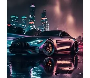 Norimpex Diamantové maľovanie Mercedes Benz / 30x40 cm