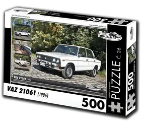 RETRO-AUTA Puzzle č. 26 VAZ 21061 (1986) / 500 dielikov