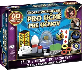 SPARKYS Kúzelnícka súprava Škola kúziel - Pre učňov / 50 kúziel a trikov / od 8 rokov