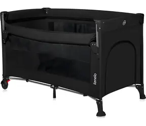 Lionelo Postieľka cestovná Ellen 3v1 Black Carbon / od 0 do 3 rokov / do 15 kg