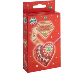 MOXY Diamantové maľovanie Prívesok Srdce / od 6 rokov