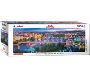 EUROGRAPHICS Panoramatické puzzle Praha, Česká republika / 1000 dielikov / 99 x 33 cm