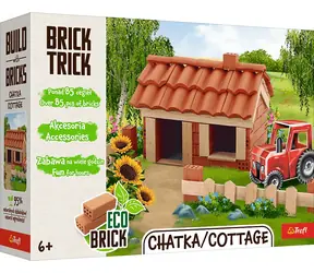 Trefl Stavebnica BRICK TRICK Chata M / 85 dielov