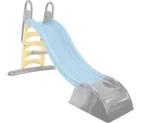 MOCHTOYS Šmykľavka 180cm pastelová modrá / UV filter / napojenie na hadicu / protišmykové schodíky / 180×84×110 cm