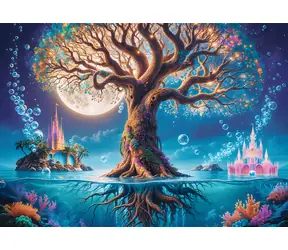 Trefl Puzzle Premium PLUS Tea Time: Magický strom