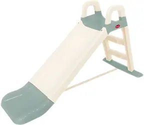 DOLONI Šmykľavka 140cm bielo-zelená / Výška 85 cm / Šírka sklznej plochy 38 cm