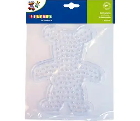 PLAYBOX Podložka pre zažehľovacie korálky XL Medvedík / Podložka / 1 ks / 13-15,5x17,5-20 cm