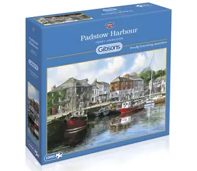 GIBSONS Puzzle Prístav Padstow / 1000 dielikov / 68 x 49 cm