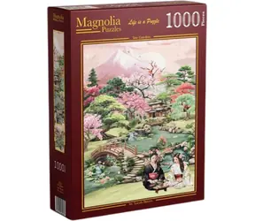 MAGNOLIA Puzzle Čajová záhrada / 1000 dielikov / 48 x 68 cm