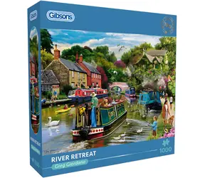 GIBSONS Puzzle Odpočinok pri rieke / 1000 dielikov