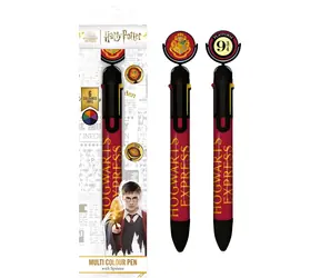 Pero Harry Potter 9 a 3/4 / Pero / 6 farebných tuh / Klips / 17 cm