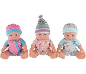 TEDDIES Bábika bábätko so zvukmi / 25 cm / mix farieb / batéria v balení