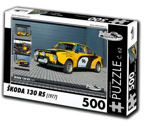 RETRO-AUTA Puzzle Škoda 130 RS (1977, č. 62)