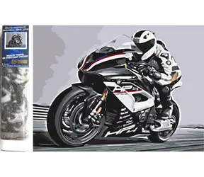 Norimpex Diamantové maľovanie Cestná motorka / 30x40 cm