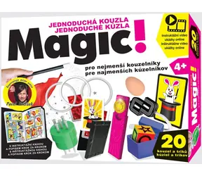 SPARKYS Kúzelnícka súprava Škola kúziel - Super ľahká mágia / 20 kúziel a trikov
