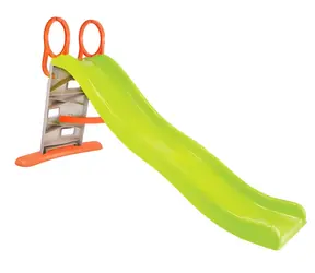 MOCHTOYS Šmykľavka 198 cm / s lezeckou stenou / napojenie na hadicu / 198 × 198 × 110 cm / od 3 rokov