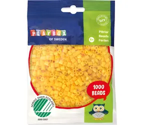 PLAYBOX Zažehľovacie korálky žlté (2456538) / 1000 ks