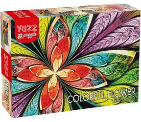 YAZZ Puzzle Farebný kvet / 1000 dielikov