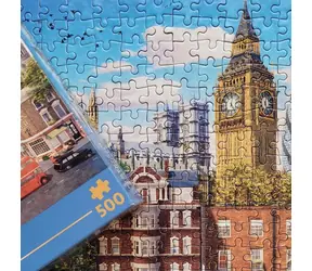 GIBSONS Puzzle Londýnske ulice / 500 dielikov / 49 × 34 cm