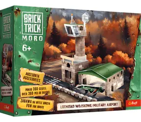 Trefl Stavebnica BRICK TRICK Moro: Vojenské letisko XL / vek 6+