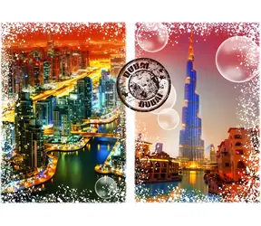 GRAFIKA Puzzle Cesta okolo sveta: Dubaj / 1000 dielikov / 69 x 47,8 cm