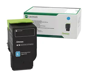 Lexmark 75M20C0 azúrová / Originálny toner / Return program / 2000 strán / pre CS531, CS632, CX532, CX635