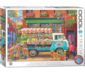 EUROGRAPHICS Puzzle Kvetinová dodávka / 1000 dielikov / 68 x 48 cm