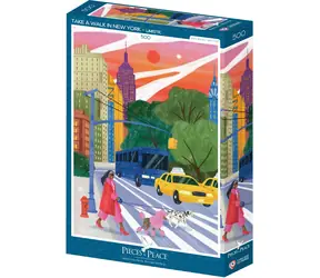 PIECES & PEACE Puzzle Prejdi sa New Yorkom / 500 dielikov / 34,2 x 47,8 cm