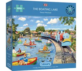 GIBSONS Puzzle Vodácke jazero / 1000 dielikov / 68 x 49 cm