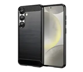 Hurtel Carbon Zadný kryt pre XIAOMI Redmi Turbo 4 a POCO X7 Pre čierna / Kryt / Silikónový, karbónový vzhľad
