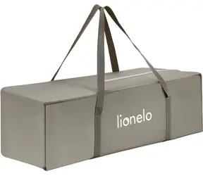 Lionelo Postieľka cestovná Mila 2v1 Beige Taupe / Skladacia / Hmotnosť 7,8 kg / Matrac 4 cm