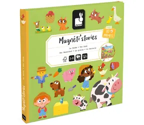JANOD Magnetické príbehy Farma / Magnetická knižka / 30 magnetiek
