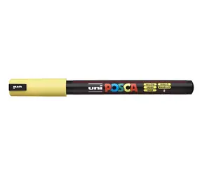 POSCA PC-1MR žltá / Popisovač / Akrylový / Okrúhly hrot 0,7 mm / Rýchloschnúci