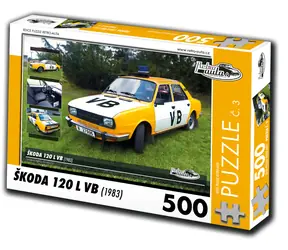RETRO-AUTA Puzzle č. 3 Škoda 120 L VB (1983)