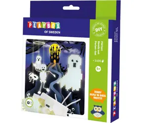 PLAYBOX Svietiace zažehľovacie korálky Kostlivci a duchovia / 1100 ks / od 5 rokov