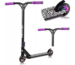 Lionelo Kolobežka Whizz Black Carbon Multicolor / Nosnosť 100 kg / Hliníkový rám / Kolesá 11 cm / ABEC-9