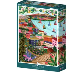 PIECES & PEACE Puzzle Neapol, Taliansko / 1000 dielikov / 47,8 x 69 cm