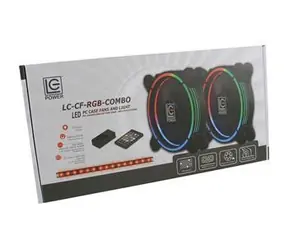 LC-Power LC-CF-RGB-COMBO / Sada RGB ventilátorov a LED osvetlenie / pre PC skriňu
