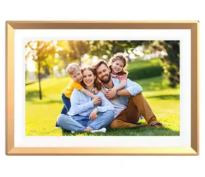 Arzopa D10 zlatá / Digitálny fotorámik / 10,1 "/ 1280x800 / 32GB / WiFi