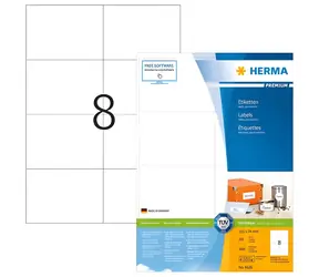 Herma Etikety Premium 105x74 mm / Etikety / papier matný / biela / 1600 ks