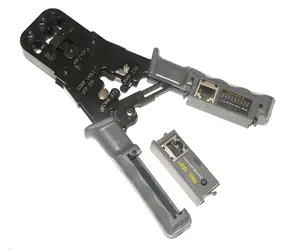 Krimpovacie kliešte PROFI+ s račňou a testerom / Krimpovacie kliešte / RJ11 / RJ12 / RJ45