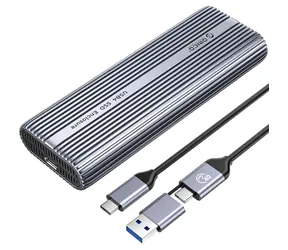 Orico externý box M.2 NVMe SSD kovový / Externý box na SSD / USB-C 40 Gbps / s ventilátorom